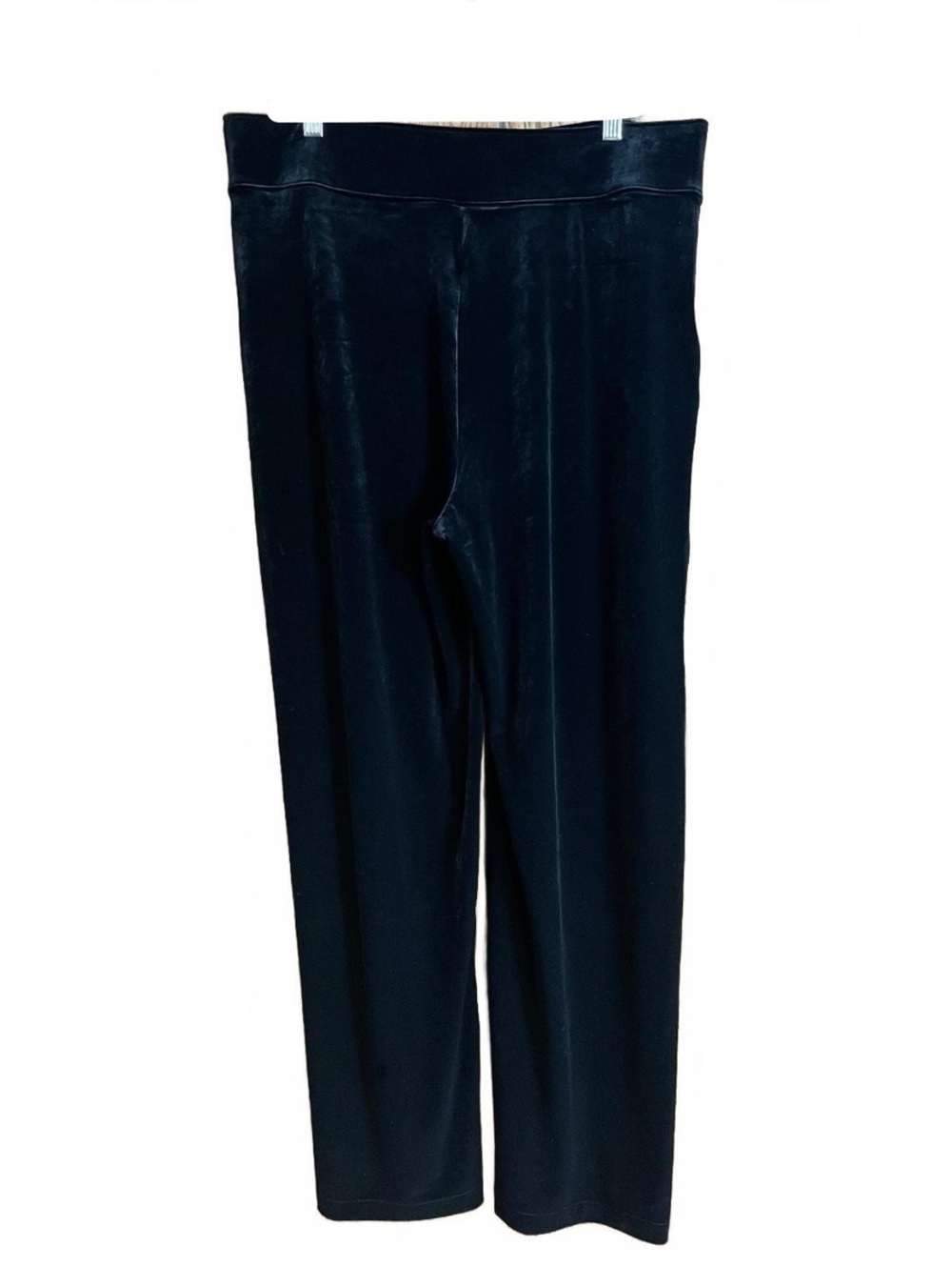 Spanx Velvet Wide Leg Pants with front slit 1X
